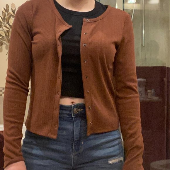 American Eagle Snap-Front Shirt - Picture 1 of 4